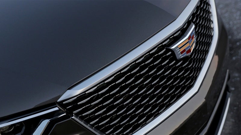 Cadillac logo from from side