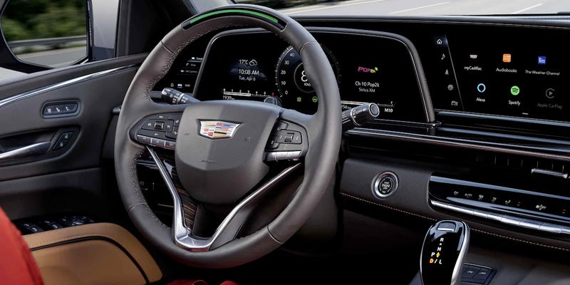 Cadillac Escalade steering view