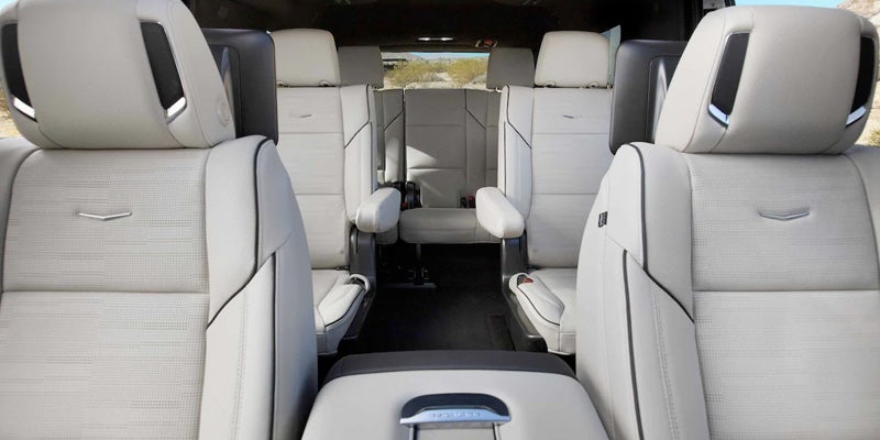 Cadillac Escalade seating arrangement