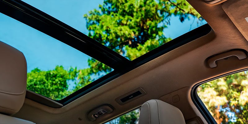 sunroof in Cadillac XT6