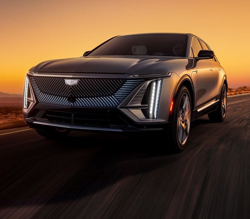 2023 Cadillac LYRIQ running on road