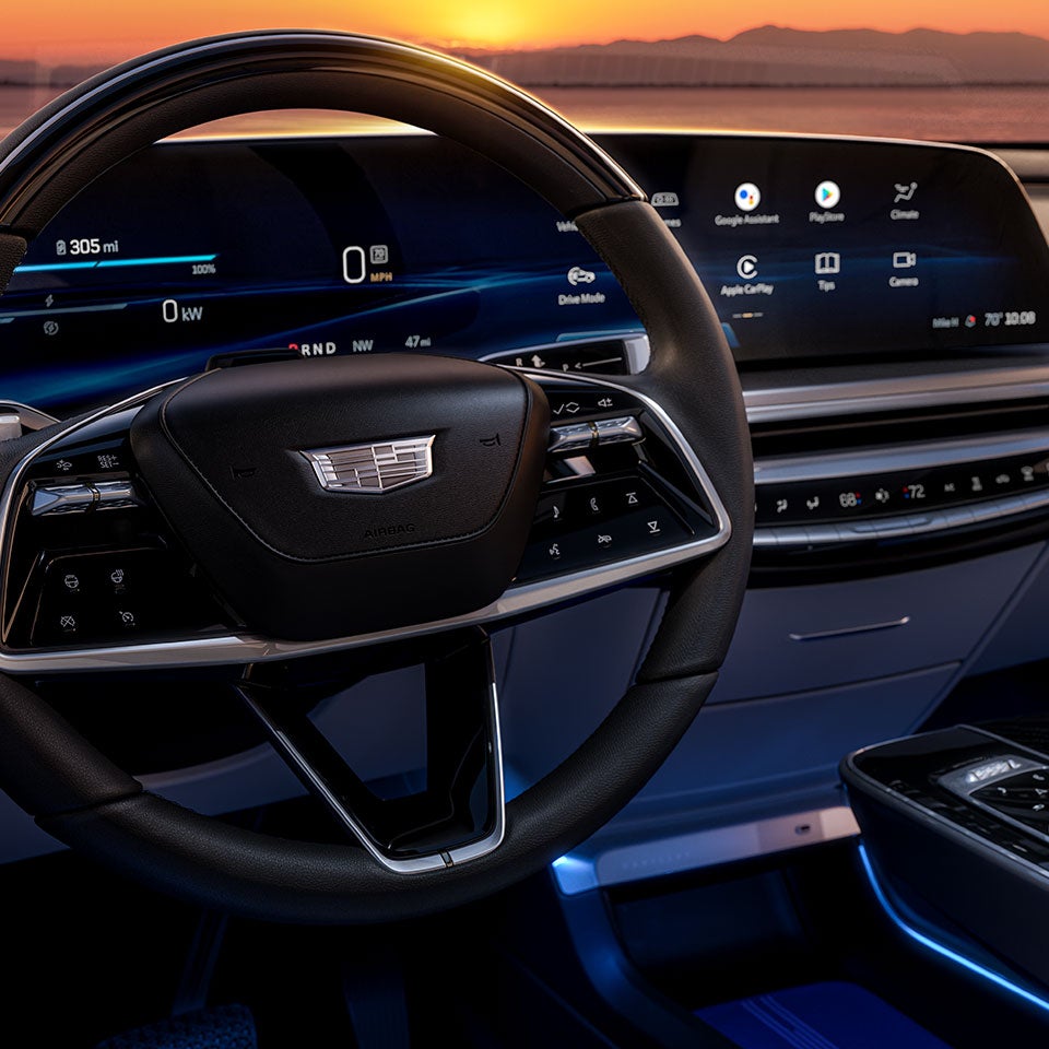 interior view of 2023 Cadillac LYRIQ