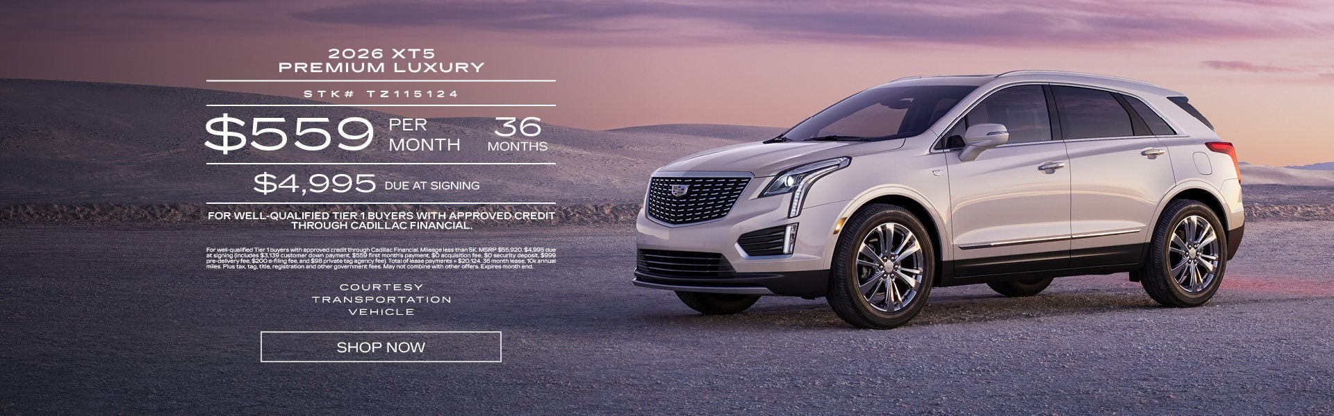 Courtesy 2026 XT5 Premium Luxury