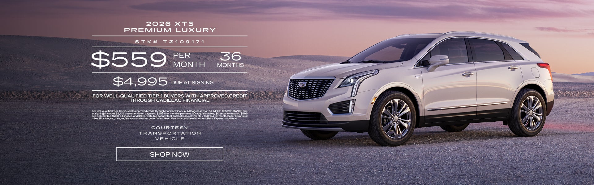 Courtesy 2026 XT5 Premium Luxury